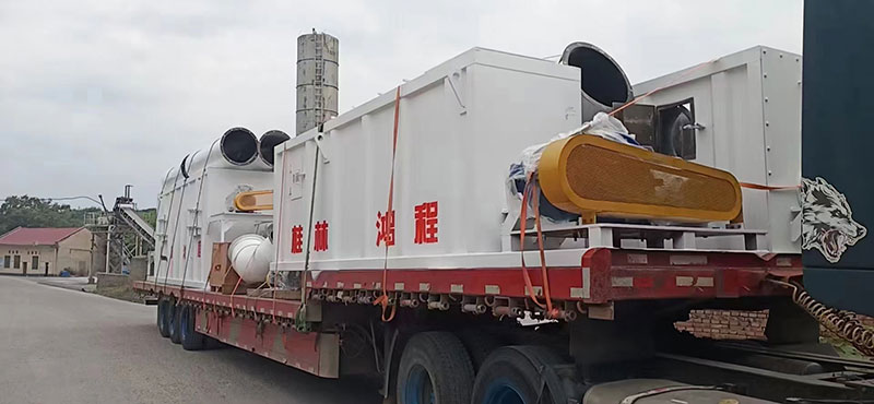 湖南某老板訂購(gòu)時(shí)產(chǎn)十五噸氫氧化鈣生產(chǎn)線貨物到場(chǎng)剪影！