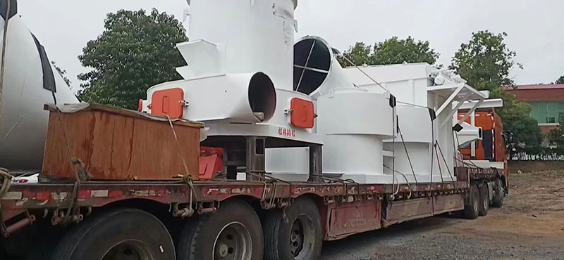 湖南某老板訂購(gòu)時(shí)產(chǎn)十五噸氫氧化鈣生產(chǎn)線貨物到場(chǎng)剪影！