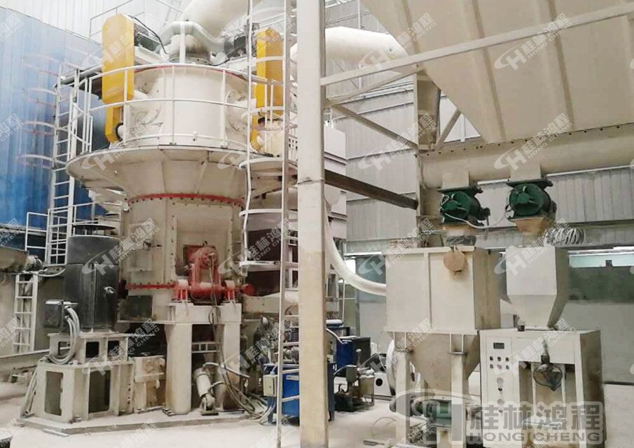 桂林鴻程石英硅磨粉機(jī)，立磨設(shè)備：HLMX超細(xì)立磨