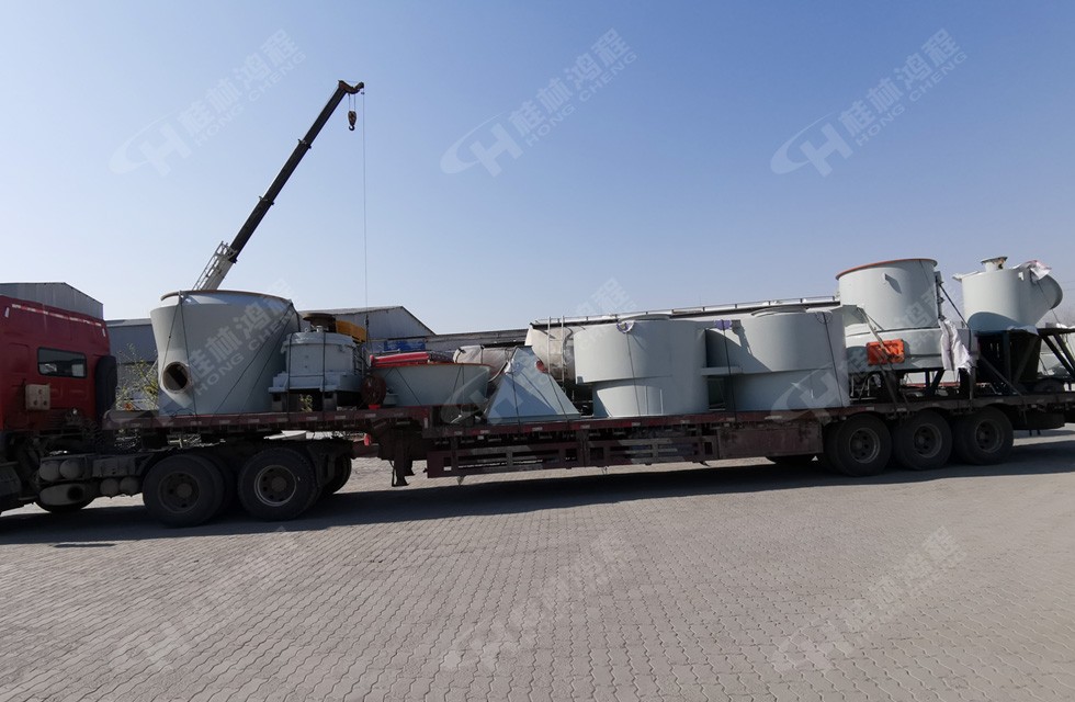 桂林鴻程HC大型氫氧化鈣生產(chǎn)線(xiàn)（15噸小時(shí)）到達(dá)華北地區(qū)客戶(hù)現(xiàn)場(chǎng)