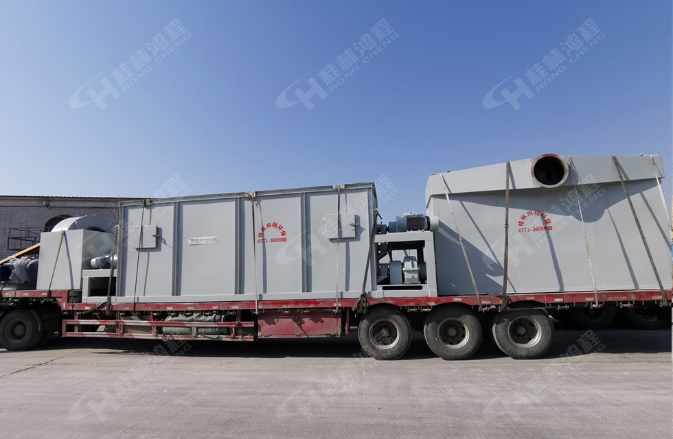 桂林鴻程HC大型氫氧化鈣生產(chǎn)線(xiàn)（15噸小時(shí)）到達(dá)華北地區(qū)客戶(hù)現(xiàn)場(chǎng)